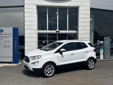 Voir le détail de l'offre de cette FORD EcoSport 1.0 EcoBoost 125ch Titanium 7cv de 2021 en vente à partir de 143.2 €  / mois