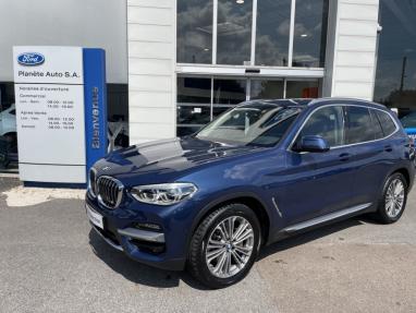 Voir le détail de l'offre de cette BMW X3 xDrive30dA 286ch Luxury de 2021 en vente à partir de 670.57 €  / mois