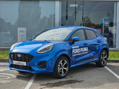 Voir le détail de l'offre de cette FORD Puma 1.0 EcoBoost Hybrid 125ch ST Line S&S (mHEV) de 2024 en vente à partir de 28 999 € 