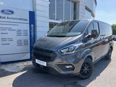 Voir le détail de l'offre de cette FORD Transit Custom Fg 320 L1H1 2.0 EcoBlue 170 S&S Cabine Approfondie Limited BVA6 7cv de 2021 en vente à partir de 482.88 €  / mois