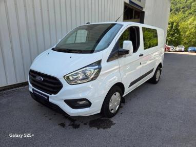Voir le détail de l'offre de cette FORD Transit Custom Fg 300 L1H1 2.0 EcoBlue 130 Cabine Approfondie Trend Business 7cv de 2021 en vente à partir de 365.93 €  / mois