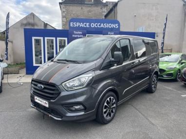 Voir le détail de l'offre de cette FORD Transit Custom Fg 320 L1H1 2.0 EcoBlue 185 S&S Sport BVA6 de 2019 en vente à partir de 437.9 €  / mois